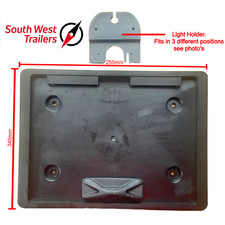 SQUARE NUMBER PLATE HOLDER