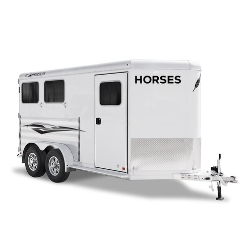Horse box lettering vinyl - horse,
