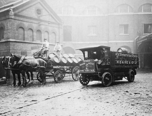 Horse drawn cart and - cart, an